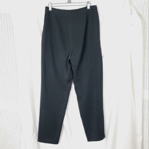 Yansi Fugel Black Microfiber Polyester Dress Pants, Sz 6 - Picture 5 of 5